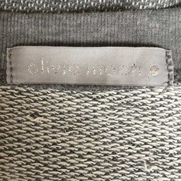 Olivia Moon Gray Top Size XL - Picture 4 of 6